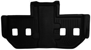 GMC Yukon Floor Liner - Rear (3rd Row) - Husky Liners - WeatherBeater - Black - `07-`13
